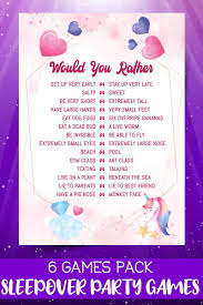 Birthday Party Games For Girls Girls Slumber Party Games Bundle Girls Slumber Party Pajama Party Girls Birthday Party Slumber Party Games 147 Girls Slumber Party Birthday Sleepover Ideas Slumber Party Activities