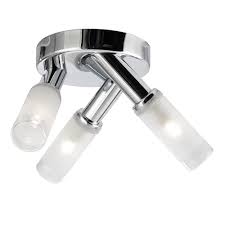 It offers more light in an area where lighting is very important, and often last longer than similarly, a light in the ceiling above the shower with good lighting can prove to be very important. Searchlight 2653 3cc Bathroom 3 Light Ceiling Polished Chrome Ip44