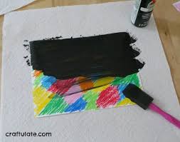 Or you can use any crayon you have. Diy Scratch Art Craftulate