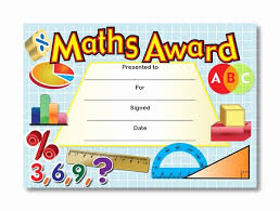 Free Printable Math Certificates Inspirational Certificate Maths Award Awards Certificates Template Free Printable Certificate Templates Student Certificates