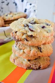 Cookies Cranberries Chocolat Blanc Amandise Cookies Recette Dessert Chocolat Blanc