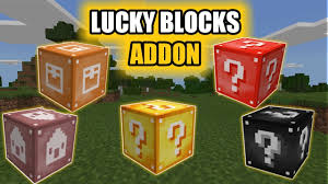 First, you have to keep backup of the minecraft folder (in order to prevent the hassle from restoring corrupted. Lucky Blocks Addon Para Minecraft Bedrock 1 16 Lucky Blocks Mod Para Minecraft Pe Youtube