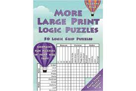 We may earn commission from links on this page, but we only recommend products we back. More Large Print Logic Puzzles 50 Logic Grid Puzzles Contains Fun Puzzles In Font Size 16pt Brain Teaser Puzzle Books Kogan Com