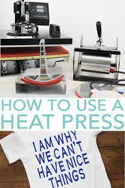 How To Use A Heat Press Heat Press Projects Heat Press Machine Tutorials Heat Press Designs