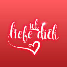 I Love You In German Greeting Card Ich Liebe Dich Stock Vector Illustration Of Greeting Drawn 63356127