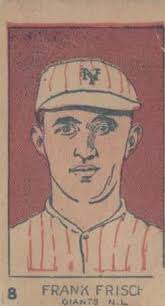 1933 Eclipse Import #419 Frank Frisch Cardinals SGC 1