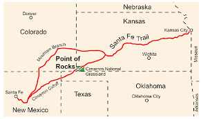 Be ware :) late in the spring of 1822, a band of comanche indians, riding along the bank of the arkansas river. Map Showing The Historic Santa Fe Trail And The Location Of Point Of Download Scientific Diagram