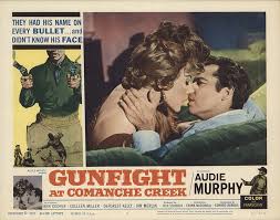 Audie murphy, ben cooper, colleen miller, deforest kelley. Gunfight At Comanche Creek 1963 Original Lobby Card Fff 28254 Fffmovieposters Com