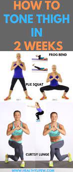 Men store fat in their thighs. How To Tone Thigh In 2 Weeks Tone Thighs Abs Workout Thigh Exercises