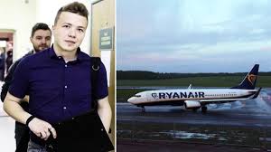 The ryanair flight from athens to vilnius, lithuania, carrying some 170 passengers — among them the journalist. Qrqtmeq9hkxlem