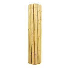 Bamboo fencing is ready to install and easy to care for with low maintenance. Backyard X Scapes Inc Natural Rolled Bamboo Fence 3 4 D X 3 H X 8 L Walmart Com Walmart Com