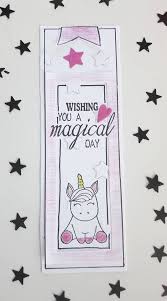 Marque Page Licorne Marque Page Idee Deco Mur Licorne