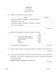 Contoh Kertas Ujian Akuan Spm