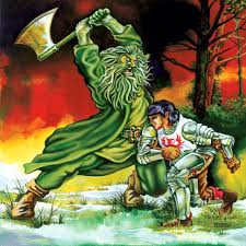 How the green knight prompts king arthur to accept his challenge, which is what prompts sir gawain to accept on indeed the entire story is this trope in regard to gawain's chastity and honor. Sir Gawain And The Green Knight Story Map By Zach