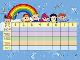 1 Weekly School Schedule Timetable 2 Creative Ideas For