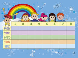 1 weekly school schedule timetable 2 creative ideas for