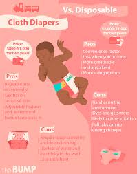 cloth diapers vs disposable diapers pros and cons