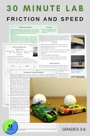 Friction And Speed Lab Experiment With Ramps And Cars Life Science Experiments Cool Science Experiments Science Teaching Resources