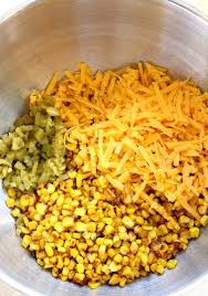 Street corn chicken chili ingredients. Mexican Street Corn Pudding Is A Savory Pudding Made With Roasted Corn Green Chilis And Cheese S Corn Pudding Mexican Street Corn Mexican Street Corn Recipe