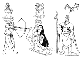 Pocahontas Coloring Pages