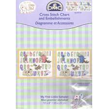Dmc My First Lickle Sampler Counted Cross Stitch Chart