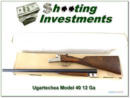 I have a lion country supply grade 1 in 16 gauge, an act iii model 30 in 12 gauge and a 40 year old side lock non ejector in 12 gauge. Ugartechea Model 40 12 Ga Anib For Sale