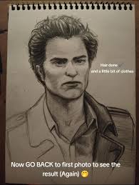 Drawing Edward Cullen