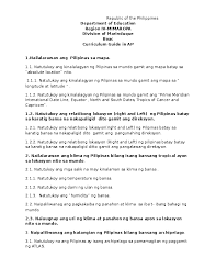 Maybe you would like to learn more about one of these? Doc Republic Of The Philippines Department Of Education Region Iv Mimaropa Division Of Marinduque Boac Curriculum Guide In Ap Jennefer Lastra De Belen Academia Edu
