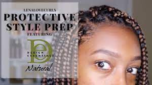 Tease out tangles with a hair brush or comb, and then go to town. How To Prep Your Hair Before Box Braids Ft Design Essentials Youtube