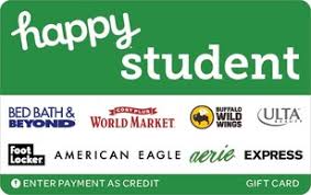 Gift cards give them what they really want.; Happy Student Gift Card Happy Cards Giftcards Com