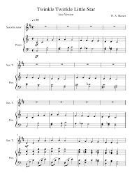 Click here for twinkle twinkle little star piano notes pdf. Twinkle Twinkle Little Star Jazz Suave Sheet Music For Piano Solo Musescore Com