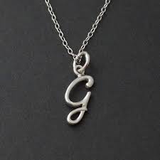 Tiny Initial Letter G Necklace 925 Sterling Silver Name G Letter Charm Initialnec Silver Necklace Sterling Silver Initial Necklace Initial Necklace Silver