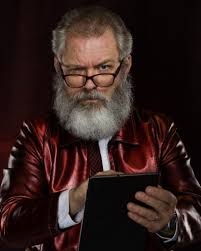 Software Sales By Day, Anti-Fashion Santa By Night: Photo Series