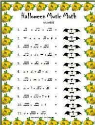 It's normal for children to be a grade below or above the suggested level, depending on how much practice they've had at the skill in the past and how the. Halloween Music Activities Music Math Worksheets Music Math Halloween Music Music Activities