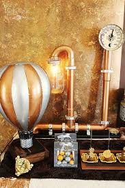 Diy Steampunk Birthday Party Theme Super Cool Decorations Steampunk Party Steampunk Christmas Steampunk Party Decorations