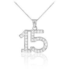 Our services are here for you, and during the next few months we want to serve you with a website. 925 Sterling Silver Quinceaa Era Jewelry 15 Aa Os Birthday Cz Pendant Necklace Ebay