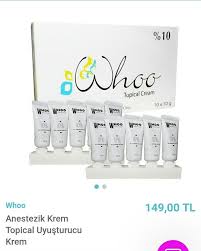 Whoo Anestezik Topical Krem Whoo Topical Lokal Anestezik Aci Azaltici Uyusturucu Krem Kalici Makyaj Islemlerinde Whoo Uyusturan Kre Krem Makyaj Epilasyon