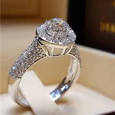 This 10kt yellow gold wedding band has simple clean cuts and lines that make a classic yet stylish wedding ring. Luxury Zircon Wedding Rings For Women White Gold Color Engagement Rings Female Crystals Anel Bijoux Top Quality Buy At The Price Of 1 90 In Alibaba Com Imall Com