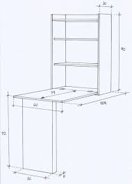 0.90 x 0.73 x 0.75 (largo x ancho x alto). Mesa Plegable Rebatible Cocina Pared Desayunador Escritorio 7 755 00 Mesas Plegables Pared Muebles Plegables Escritorio Plegable Pared