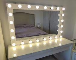 Super Sale Xxl Vanity Mirror 43 X27 Hollywood Makeup Mirror With Lights Perfect For Ikea Malm Vanity Bulbs Not Included Diy Vanity Mirror Hollywood Lighted Vanity Mirror Hollywood Vanity Mirror