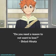 Kata kata naruto hinata romantis. 51 Haikyuu Quotes About Teamwork Self Improvement