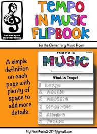 Tempo In Music Flip Book Largo Adagio Andante Allegro Presto More In 2020 Flip Book Music Teaching Resources Music Terms