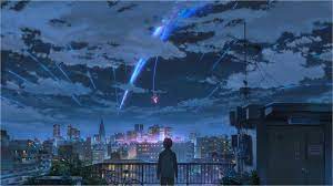 Quote, purple background, purple sky, vaporwave, golden aesthetics. Unique Anime Aesthetic Laptop Wallpaper Hd Anime Wallpaper Terbaik