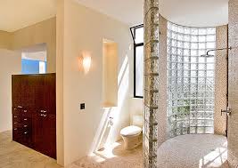 Brick wall shower curtain (all 4 results). 19 Modern Spaces Featuring Glass Block