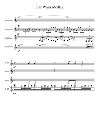 We read them all and focus on th. Clarinet Sheet Music Star Wars