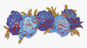 Designers try to create something new and unusual that could make them famous. Flower Crown Flowercrown Tumblr Blue Transparent Png Flower Crown Drawing Png Png Download Transparent Png Image Pngitem