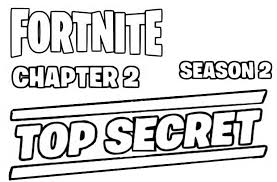 Disegno Da Colorare Fortnite Capitolo 2 Stagione 2 Segrestissimo 8