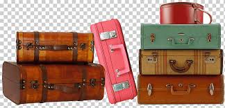 Diy vintage suitcase projects • the budget decorator. Suitcase Baggage Vintage Clothing Trunk Travel Suitcase Furniture Leather Backpack Png Klipartz