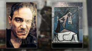 Ένας πικασό και ένας μοντριάν, με την ιδιόχειρη αφιέρωση του ισπανού καλλιτέχνη στον ελληνικό όπως υποστηρίζει ο 49χρονος τα ξημερώματα τρύπωσε στην αίθουσα που βρισκόταν ο πίνακας του. Guvmlkyslvxfrm