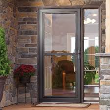 Magnetic screen door screen doors french door screen magnetic closure door net reinforced fiberglass mesh curtain front door screen hands free screen door doorway 38x82 inches. Exterior Doors At Menards